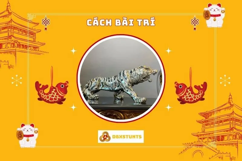 Cách bài trí tượng Bạch Hổ phong thủy