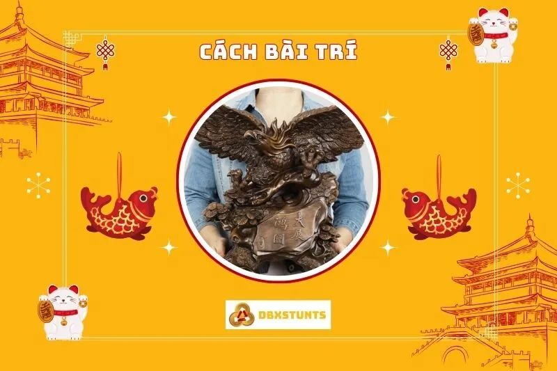 Cách bài trí tượng chim đại bàng phong thủy