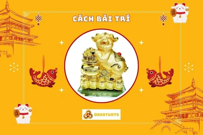Cách bài trí tượng Heo phong thủy