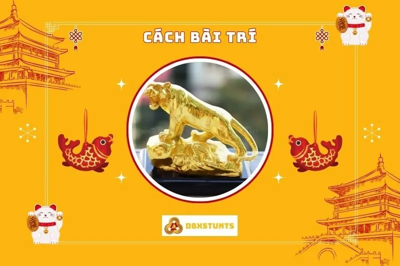 Cách bài trí tượng Hổ phong thuỷ