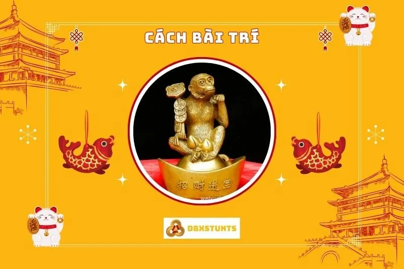 Cách bài trí tượng khỉ phong thuỷ