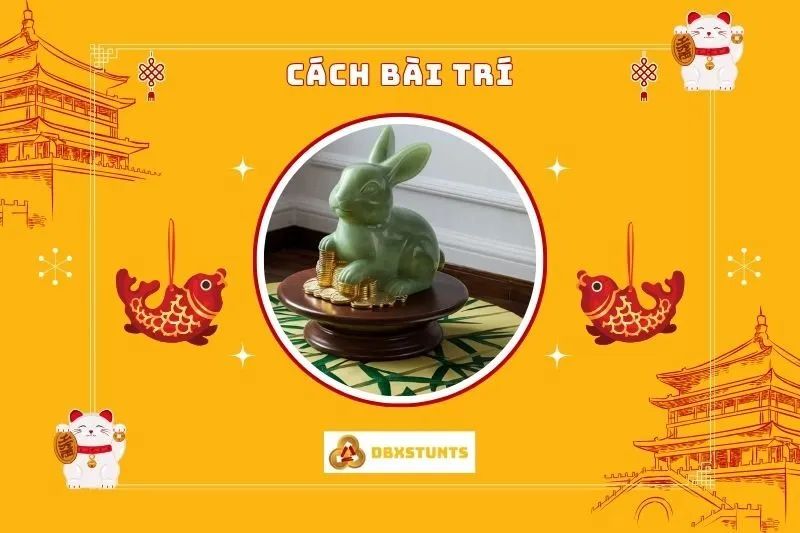 Cách bài trí Tượng Thỏ Ngọc phong thủy