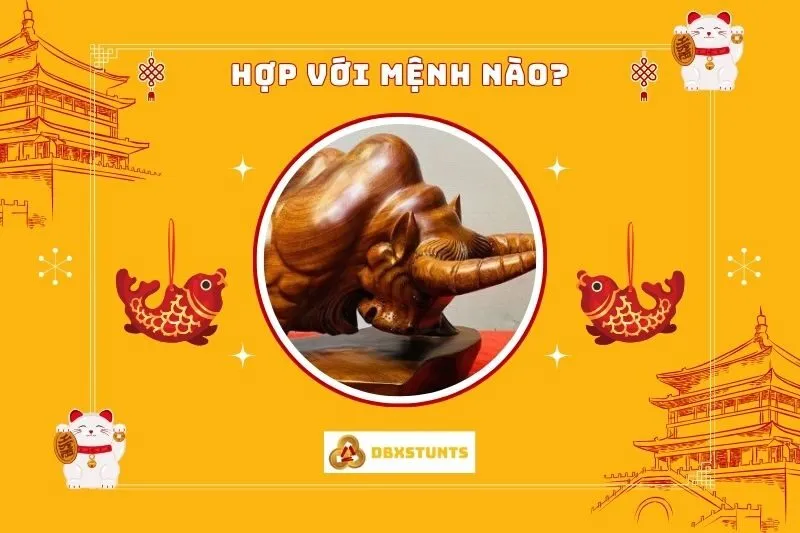 Tượng Bò Tót phong thủy phù hợp với mệnh nào?