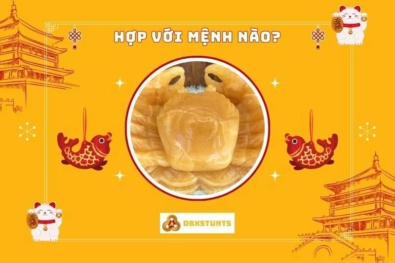 Tượng Cua phong thuỷ hợp với mệnh nào