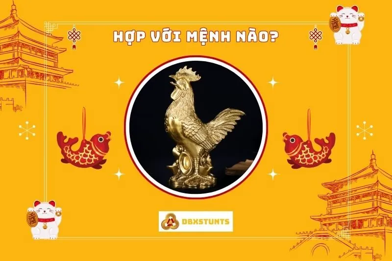 Tượng gà phong thủy hợp với ai và mệnh nào?