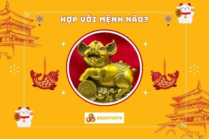 Tượng Heo phong thủy hợp với mệnh nào