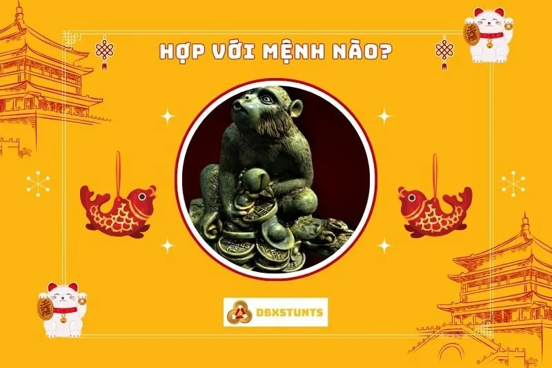 Tượng khỉ phong thuỷ hợp với tuổi nào, mệnh nào?