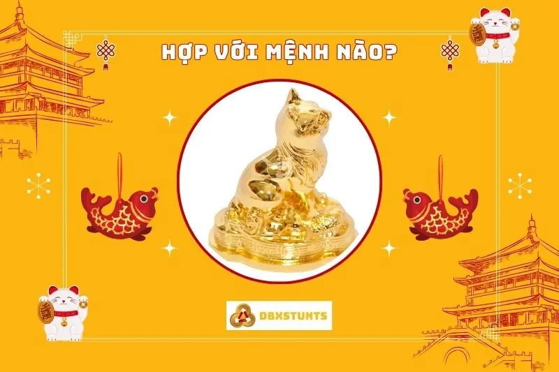 Tượng mèo phong thủy hợp với mệnh nào?