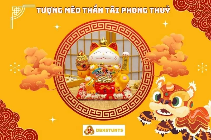 Tượng Mèo Thần Tài phong thuỷ: Ý nghĩa và cách bài trí hợp mệnh