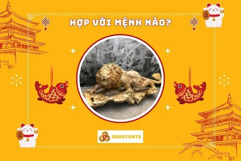 Tượng Sư Tử phong thủy hợp mệnh nào?