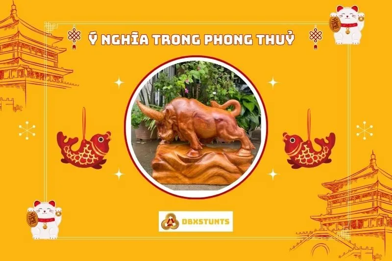 Ý nghĩa của Tượng Bò Tót phong thủy