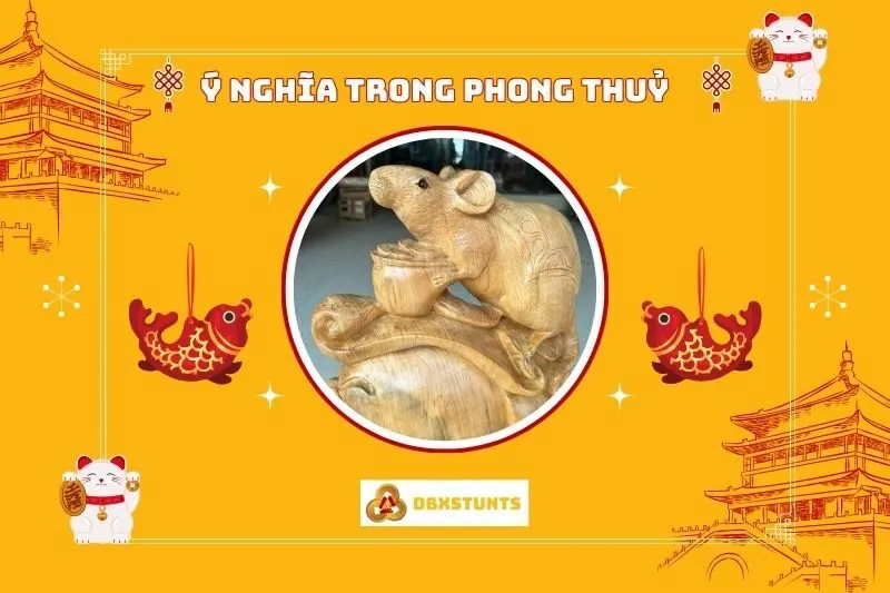 Ý nghĩa của Tượng Chuột Đá phong thủy