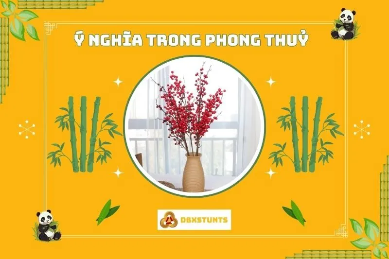 Ý nghĩa phong thủy của cây đào đông đỏ