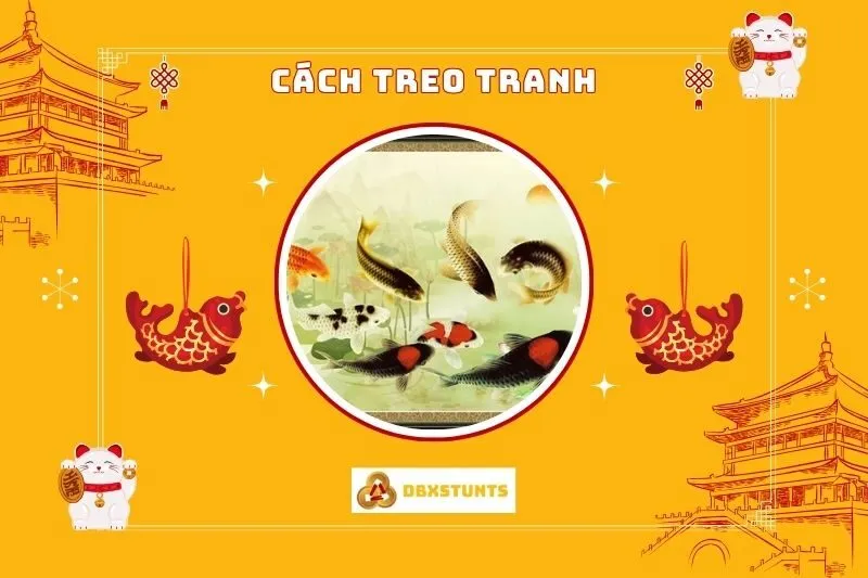 Cách treo tranh cá chép hợp phong thủy