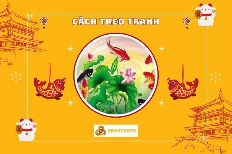 Tranh Cửu Ngư Quần Hội nên treo ở đâu trong nhà?