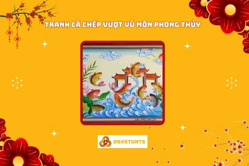 Tranh Cá Chép Vượt Vũ Môn Phong Thủy: Ý Nghĩa, Hướng Treo & Cách Chọn
