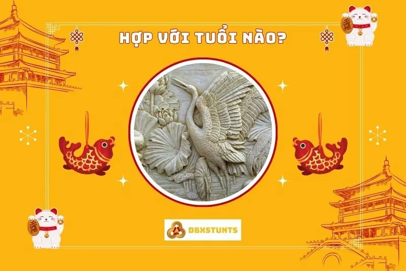 Tranh Sen Hạc Phong Thủy Hợp Với Tuổi Nào?