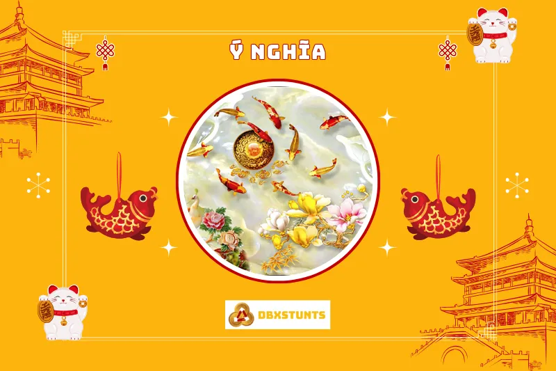 Ý nghĩa của Tranh Cửu Ngư Quần Hội trong phong thủy