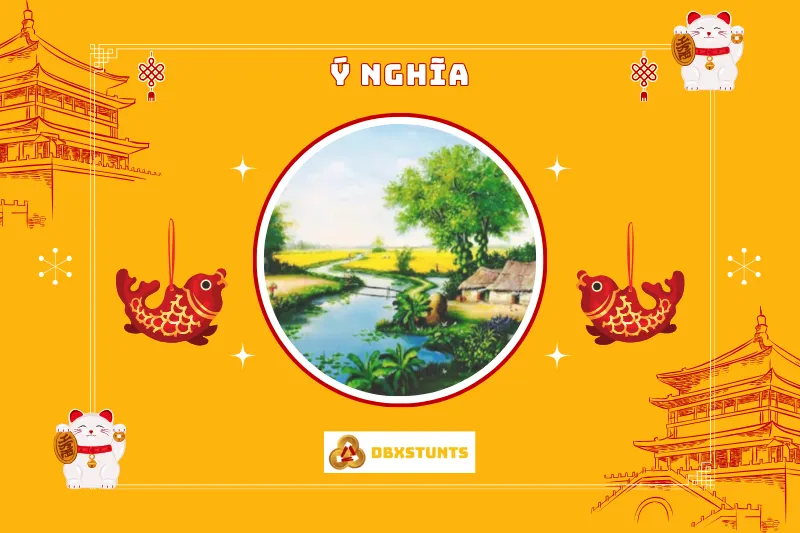 Ý Nghĩa Phong Thủy Của Tranh Làng Quê Việt Nam