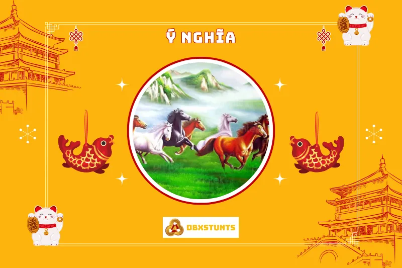 Ý nghĩa phong thủy của tranh mã đáo thành công